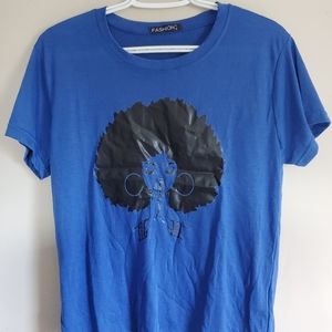 Fashion Women's Printed Wear T-shirt Size S